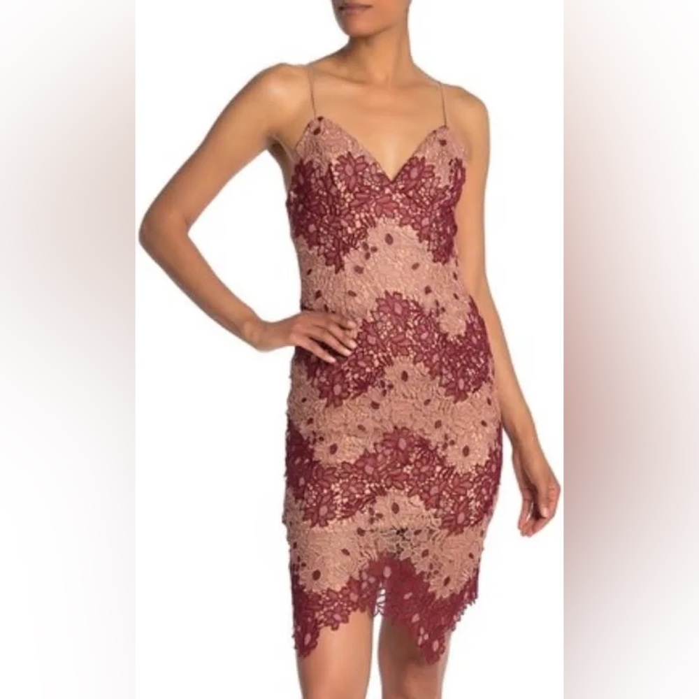 Bardot Slip Lace Midi Dress - 6